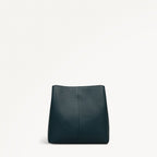 Dukes Place Leather Medium Compartment Cross Body Bag in Teal - 112124