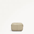 Dukes Place Leather Medium Ziptop Cross Body Bag in Snow - 112126