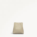 Dukes Place Leather Small Compartment Cross Body Bag in Snow - 112127