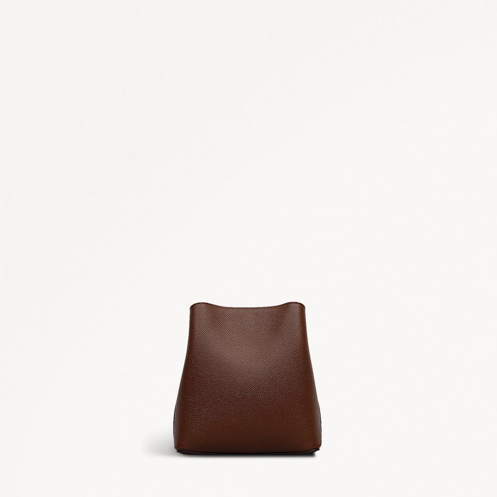 Dukes Place Leather Small Compartment Cross Body Bag in Chocolate - 112130