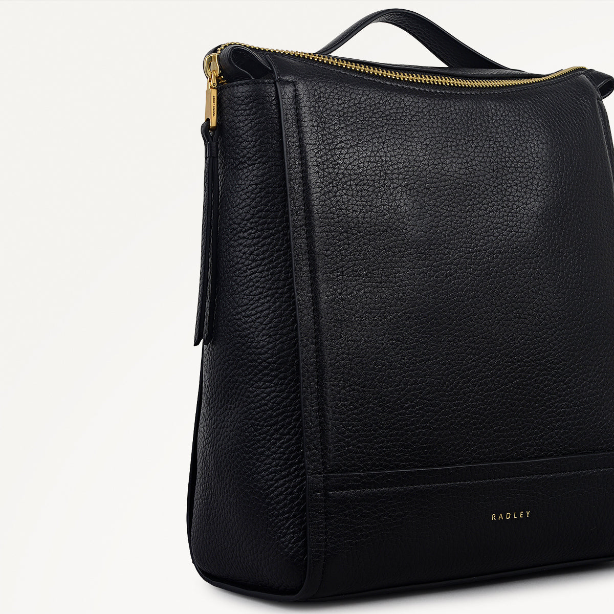 Oak Street Small Ziptop Backpack Black - 112162