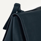 Mercer Street Leather Medium Flapover Shoulder Bag in Teal - 112178