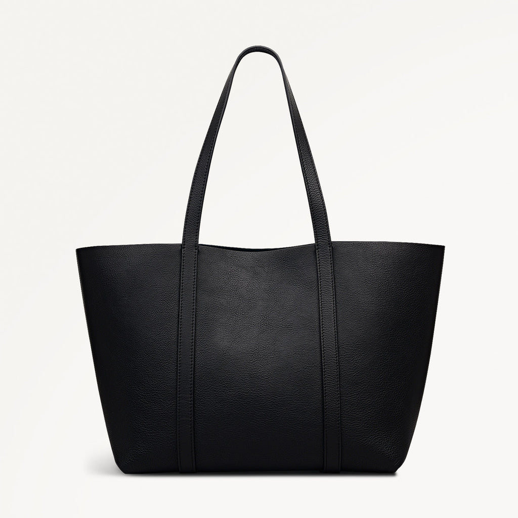 Hanbury Row Large Open Top Tote Bag in Black - 112182