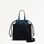 The Portobello Small Drawstring Cross Body Black - 112192