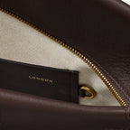 The Christina Large Ziptop Shoulder Dark Oak  - 112196