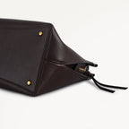 The Christina Large Ziptop Shoulder Dark Oak  - 112196