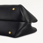 The Compton Small Ziptop Grab Bag in Black - 112199