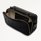 Calvert Road Leather Zip Around Cross Body Bag in Black - 112203