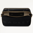 Calvert Road Leather Zip Around Cross Body Bag in Black - 112203