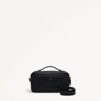 Calvert Road Leather Zip Around Cross Body Bag in Black - 112203