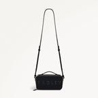 Calvert Road Leather Zip Around Cross Body Bag in Black - 112203