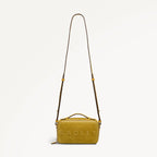 Calvert Road Leather Zip Around Cross Body Bag in Ochre - 112205