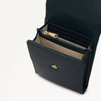 Mallow Street Leather Medium Phone Cross Body Bag in Teal - 112208