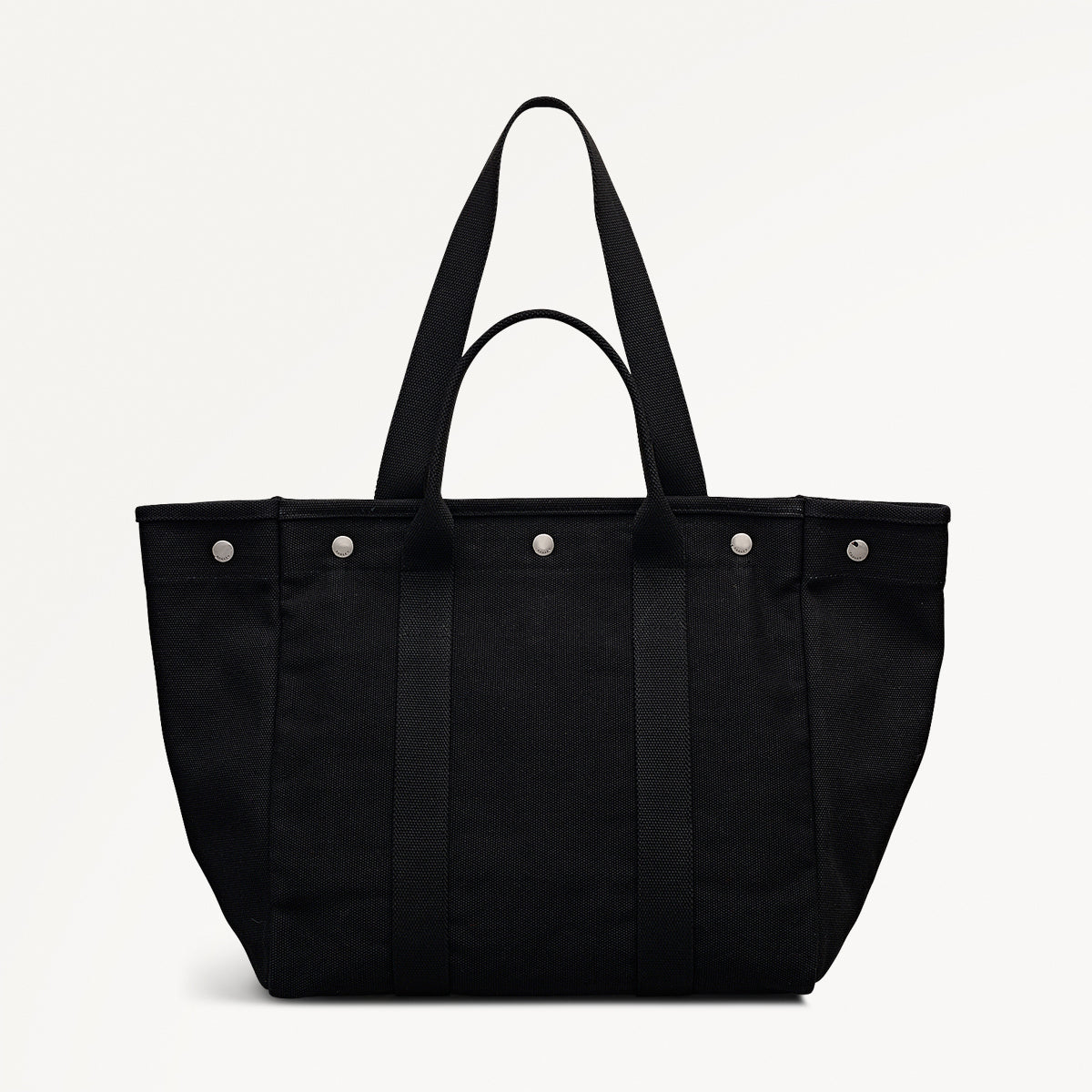 Hadleigh Place Fabric Large Open Top Tote Bag in Black - 112212
