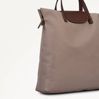 Pocket Essentials Fabric Medium Ziptop Backpack in Porcini - 112221