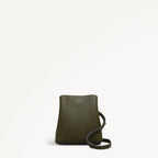Dukes Place Leather Small Compartment Cross Body Bag in Pine Needle - 112229