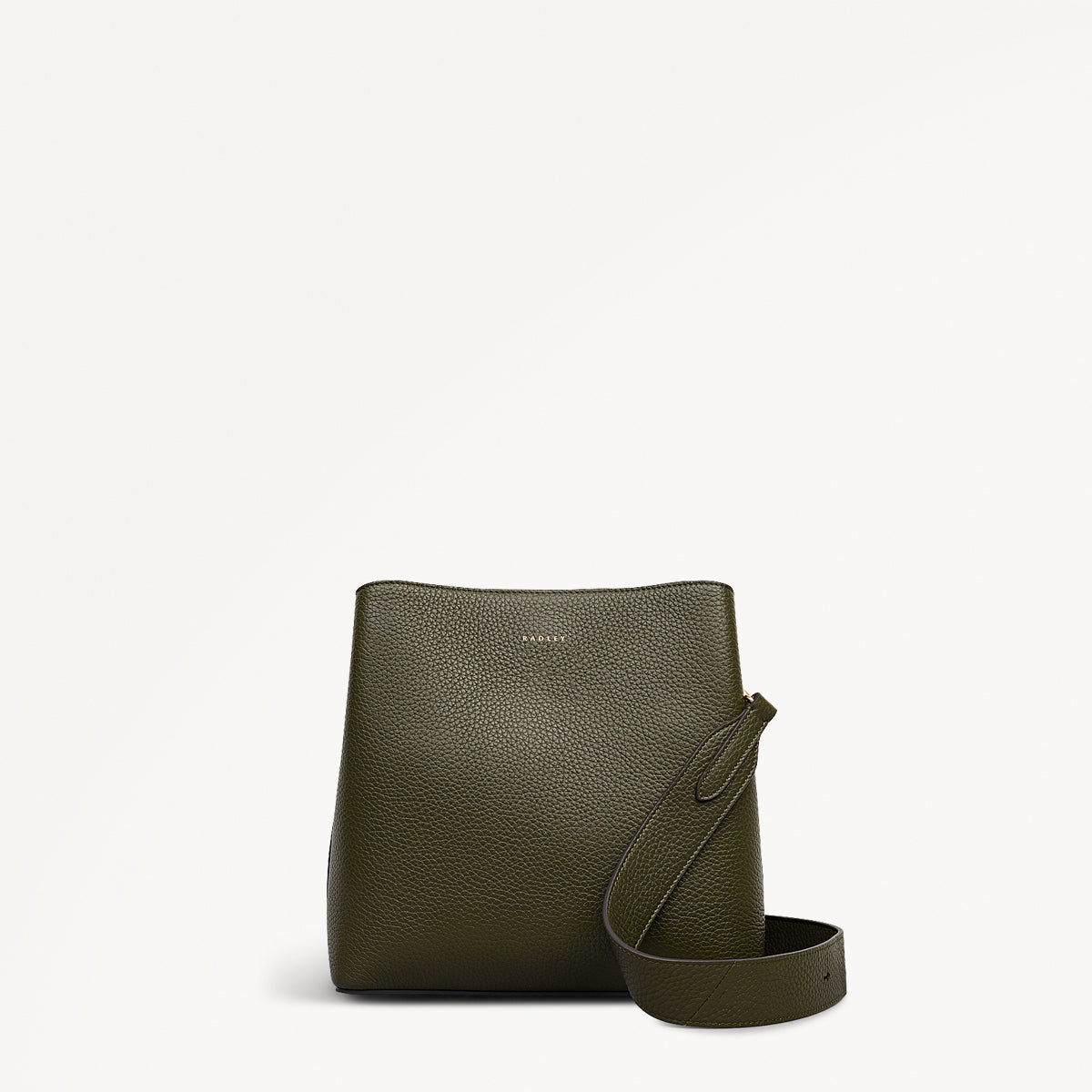 Dukes Place Leather Medium Compartment Cross Body Bag in Pine Needle - 112230