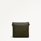 Pockets Leather Large Ziptop NS Cross Body Bag in Pine Needle - 112238