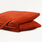 The Romilly Leather Medium Ziptop Cross Body Bag in Flame - 112274