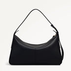 Westwell Lane Leather Large Ziptop Shoulder Bag in Black - 112287