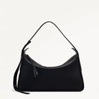 Westwell Lane Leather Large Ziptop Shoulder Bag in Black - 112287