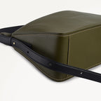 Westwell Lane Leather Large Ziptop Shoulder Bag in Pine Needle - 112288