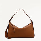 Westwell Lane Leather Large Ziptop Shoulder Bag in Toffee - 112289