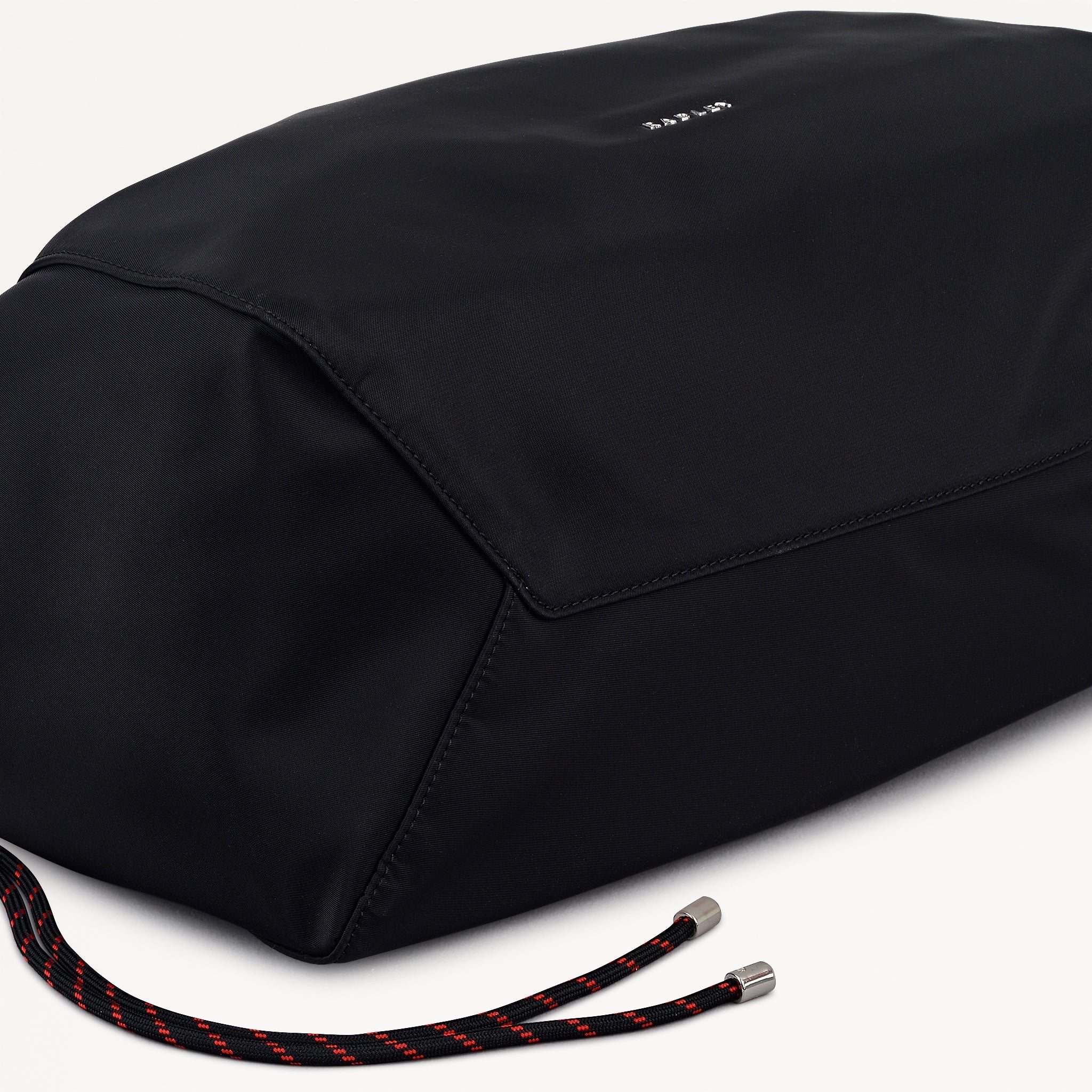 Eden Row Fabric Large Open Top Tote Bag in Black - 112319