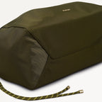 Eden Row Fabric Large Open Top Tote Bag in Khaki - 112322