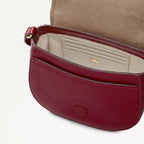 Liverpool Gardens Mini Flapover Cross Body Bag in Carmine - 112750