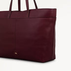 Maldon Mews Large Ziptop Tote Dark Cherry - 112925