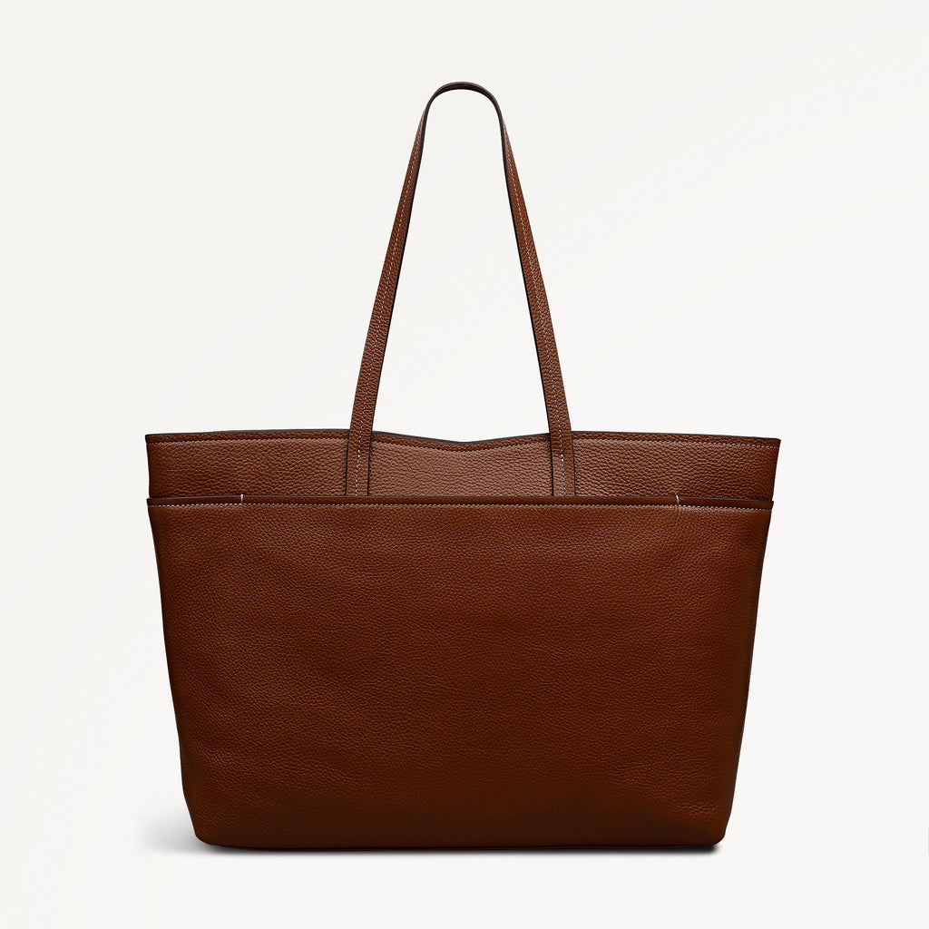 Maldon Mews Large Ziptop Tote Cognac - 112926