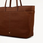 Maldon Mews Large Ziptop Tote Cognac - 112926