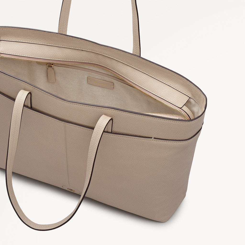 Maldon Mews Large Ziptop Tote Porcini - 112927