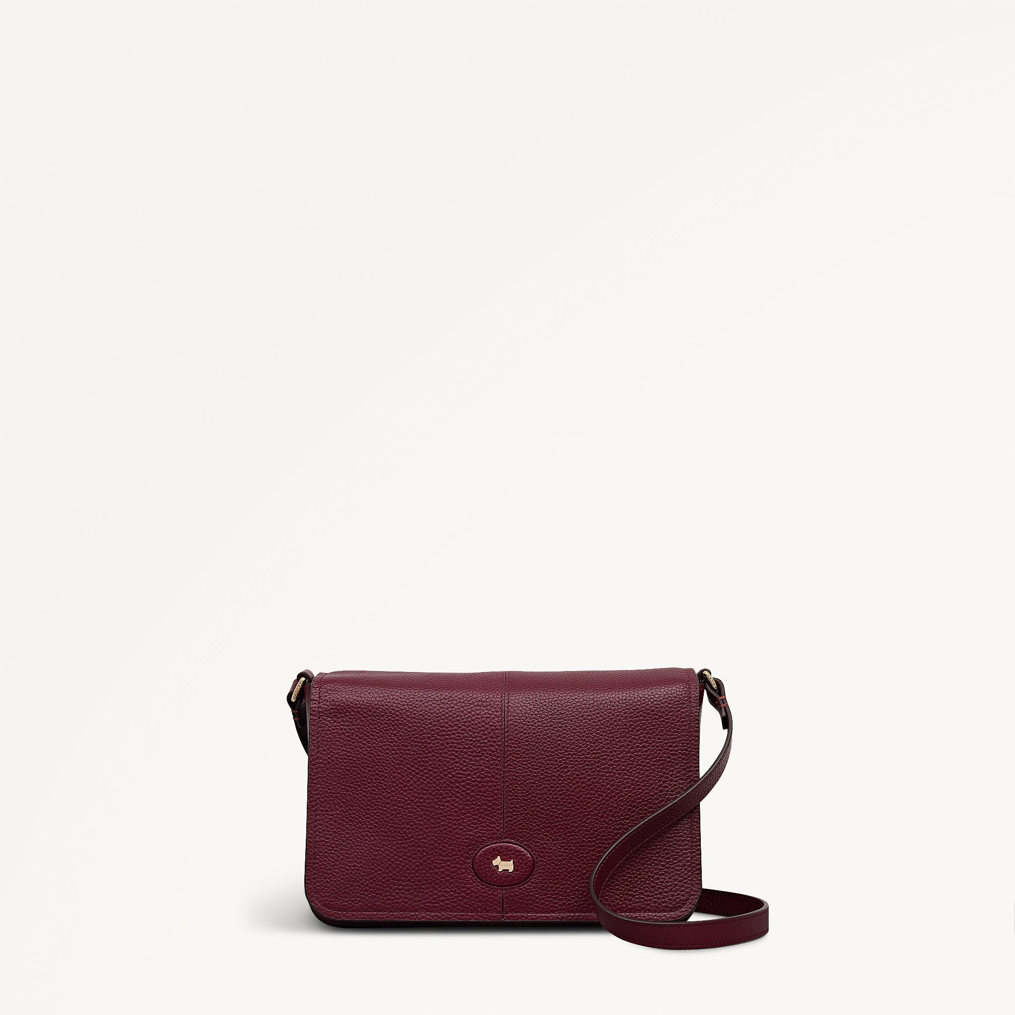 Maldon Mews Medium Flapover Cross Body Dark Cherry - 112930