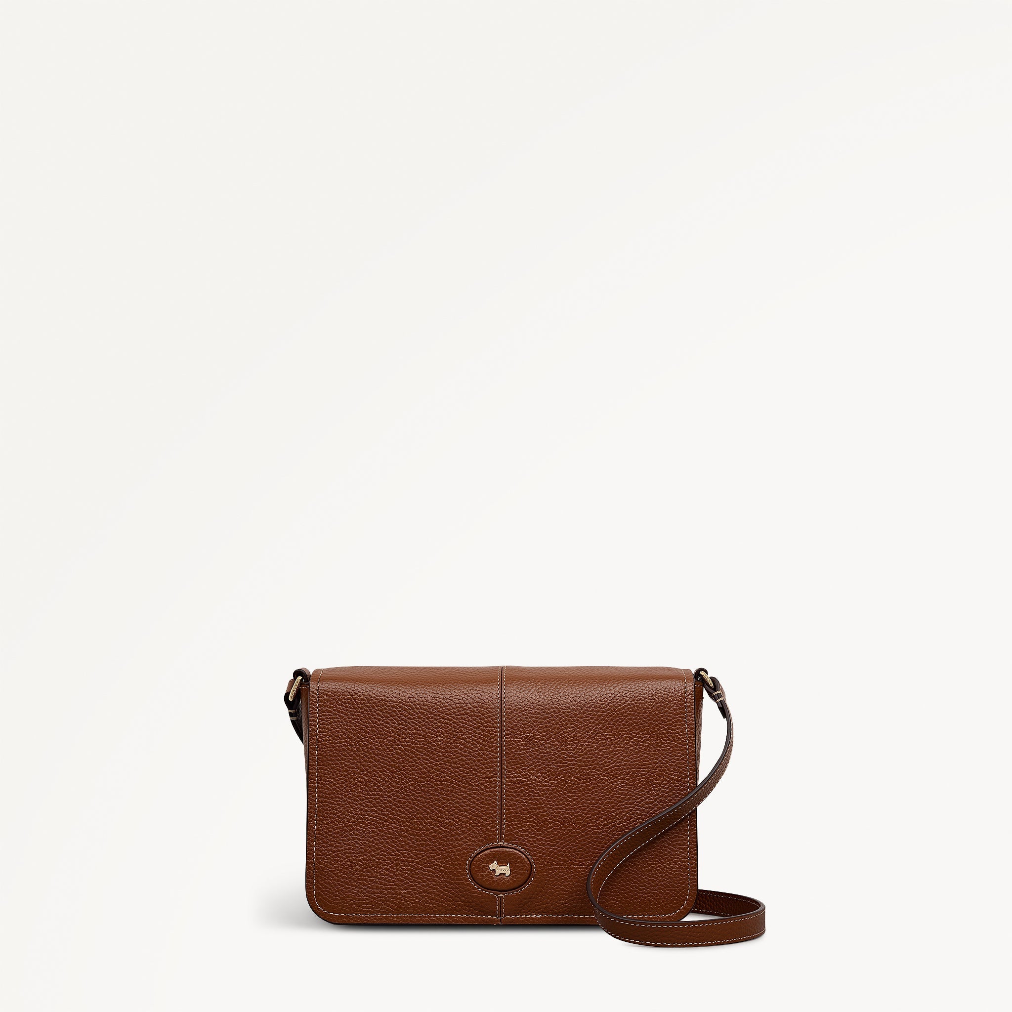 Maldon Mews Medium Flapover Cross Body Cognac - 112931
