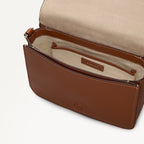 Maldon Mews Medium Flapover Cross Body Cognac - 112931