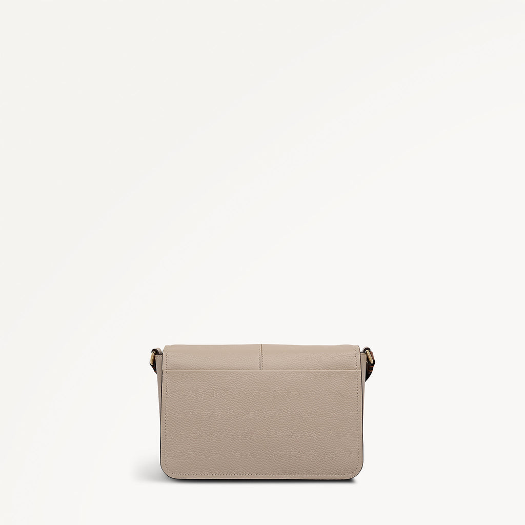 Maldon Mews - Colourblock Medium Flapover Cross Body Porcini - 112934