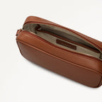 Hadley Lane Small Ziptop Cross Body Cognac - 112937