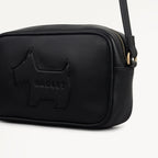 Hadley Lane - Applique Dog Small Ziptop Cross Body Black - 112939