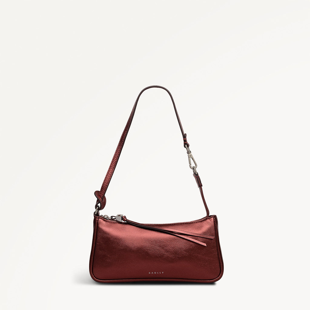 Carlton Close - Metallic Mini Ziptop Shoulder Bronze - 112949