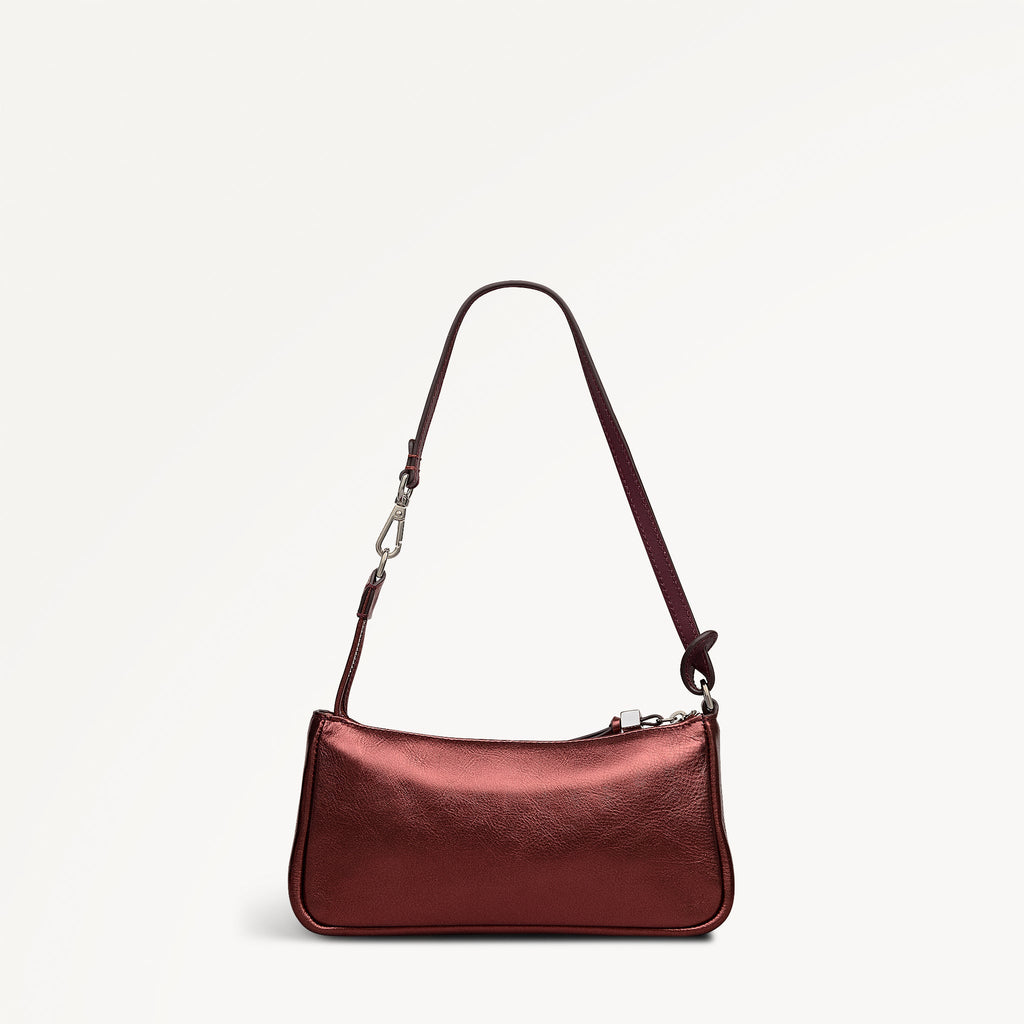 Carlton Close - Metallic Mini Ziptop Shoulder Bronze - 112949