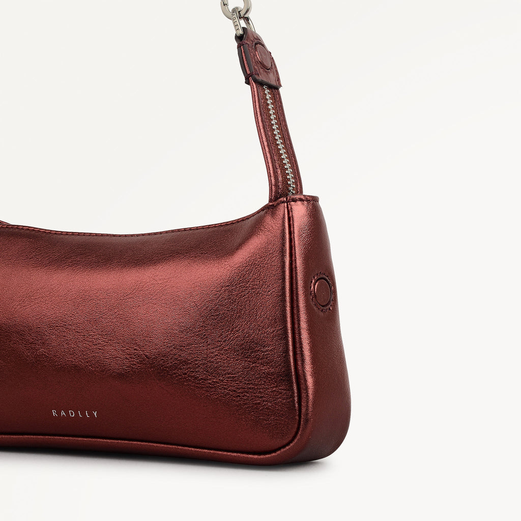 Carlton Close - Metallic Mini Ziptop Shoulder Bronze - 112949