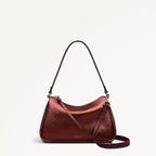 Carlton Close - Metallic Small Ziptop Shoulder Bronze - 112950