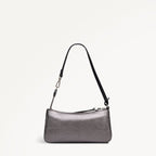 Carlton Close - Metallic Mini Ziptop Shoulder Gun Metal - 112951
