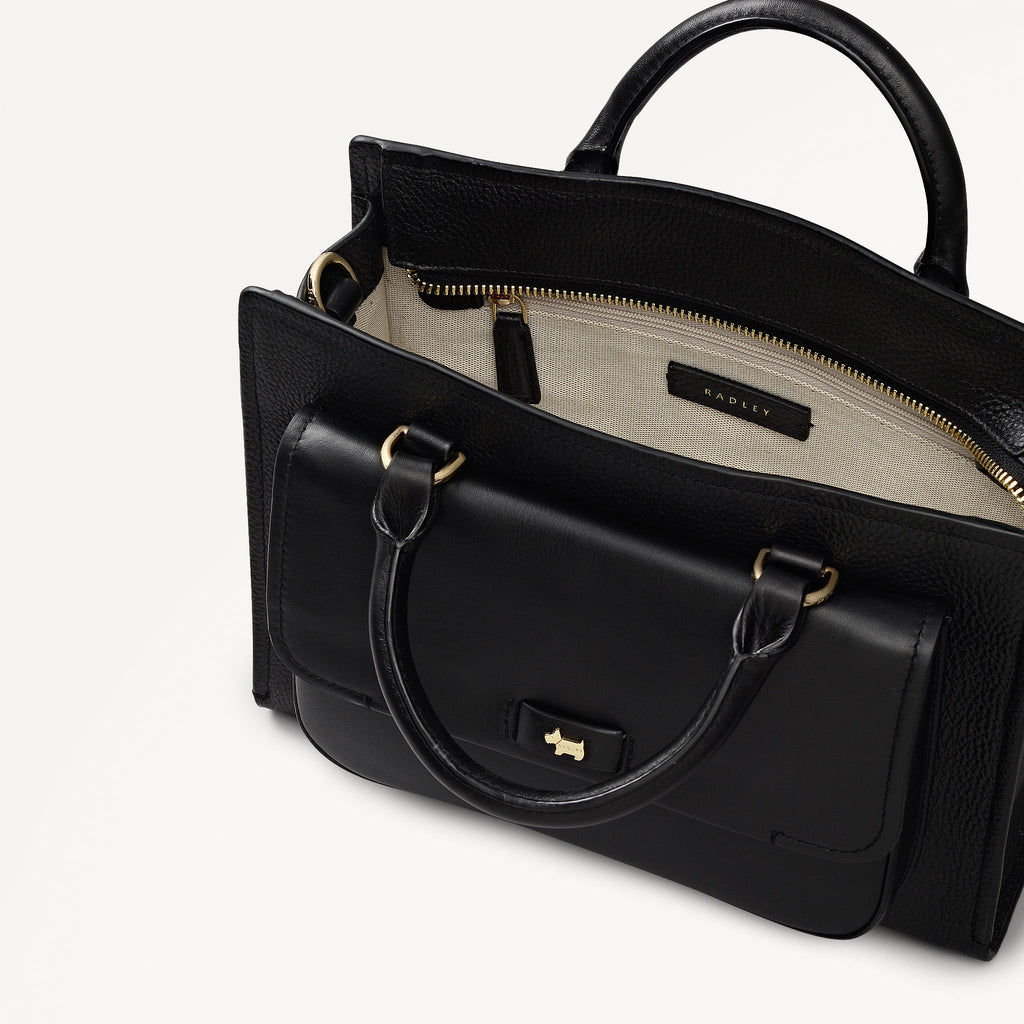 Talbot Way Medium Ziptop Grab Black - 112954