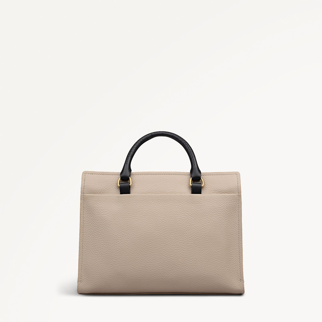 Talbot Way - Colourblock Medium Ziptop Grab Porcini - 112955