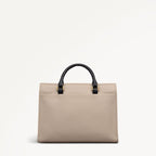 Talbot Way - Colourblock Medium Ziptop Grab Porcini - 112955