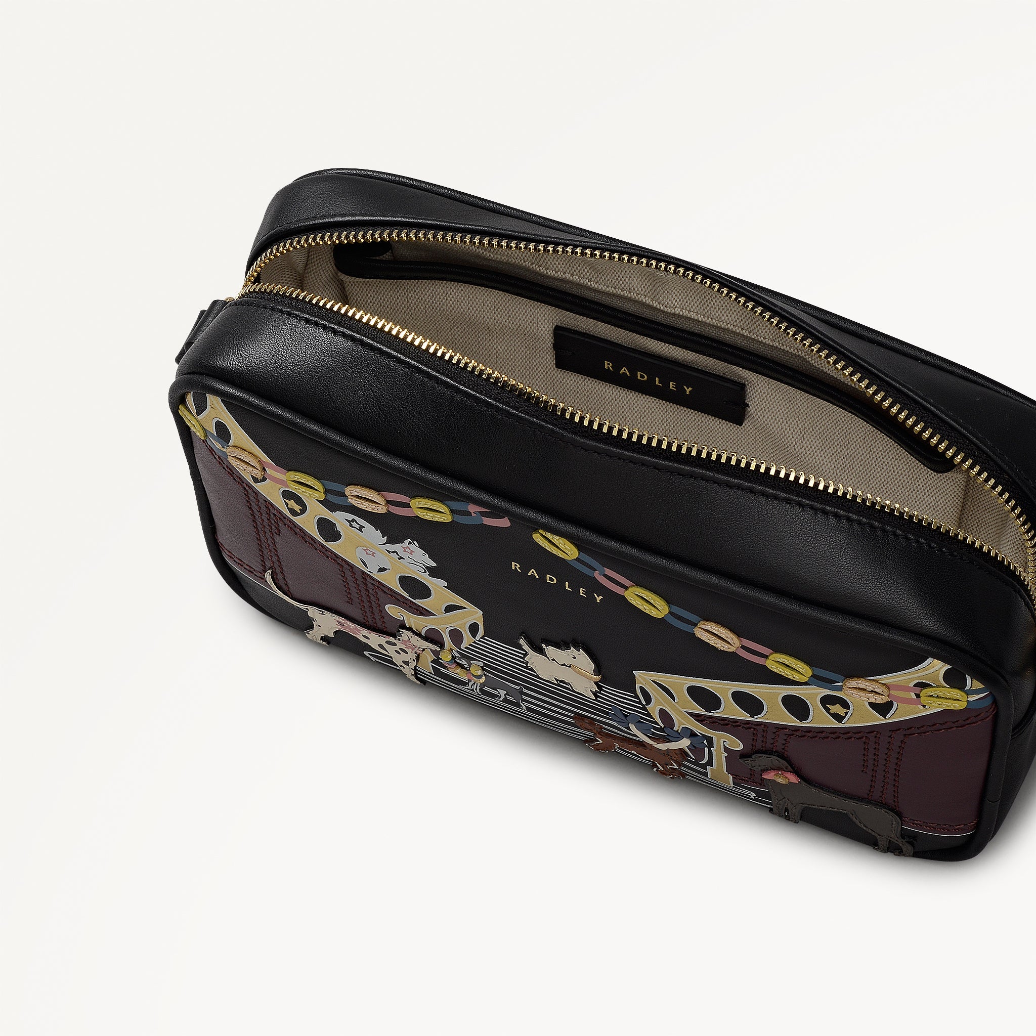 Party Pals Small Ziptop Cross Body Black - 112957