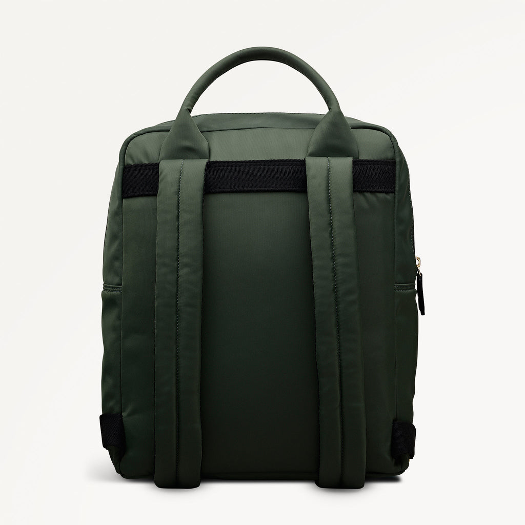 Grove Close Large Ziptop Backpack Khaki - 112960